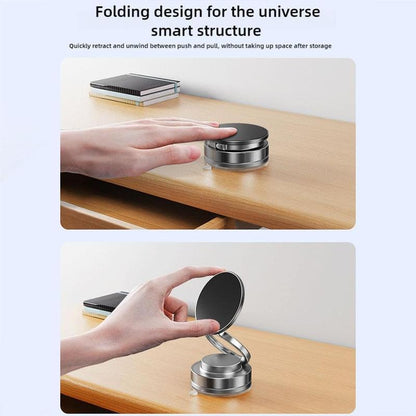Magnetic Phone Stand, Fordable and Retractable, Magnetic Car Phone Holder, Ideal for Car/Gym/Mirror/Shower/Smooth Surface, Car Accessories