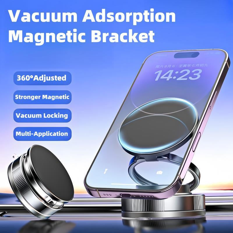 Magnetic Phone Stand, Fordable and Retractable, Magnetic Car Phone Holder, Ideal for Car/Gym/Mirror/Shower/Smooth Surface, Car Accessories