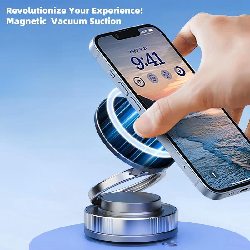 Magnetic Phone Stand, Fordable and Retractable, Magnetic Car Phone Holder, Ideal for Car/Gym/Mirror/Shower/Smooth Surface, Car Accessories